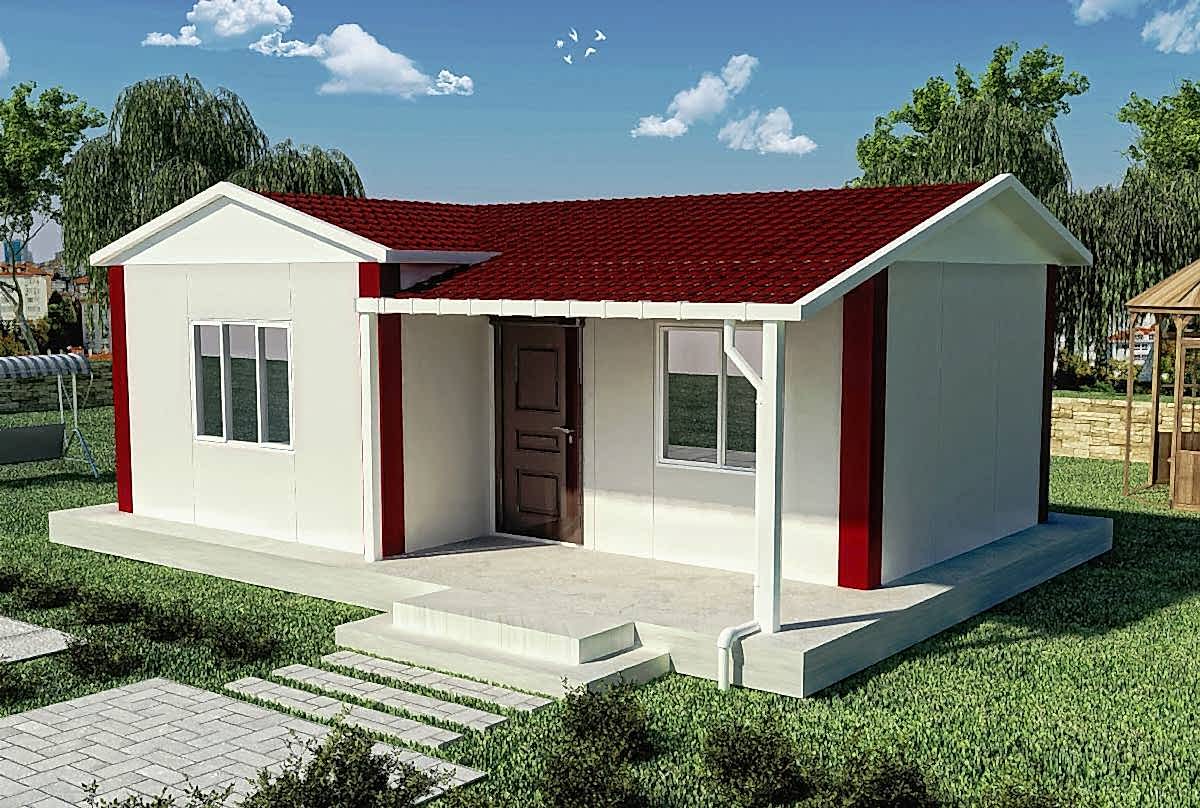 40 m2 Prefabrik Tek Katlı Konut